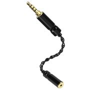 Linkidea Cavo adattatore audio bilanciato da 3,5 mm maschio a femmina bilanciato da 2,5 mm, cavo in rame Hi-Fi OCC, compatibile con amplificatori bilanciati, DAC, cuffie (16 cm)