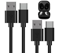 Linkidea Cavo di ricarica compatibile con Samsung Galaxy A55/A54/A35/A25, Buds 3 Pro/3/FE/2 Pro/2/Live, cavo di ricarica di ricambio da USB a USB-C (confezione da 2 da 120 cm)