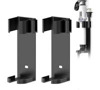 Linkidea Confezione 2 supporti in ferro arricciacapelli da parete, organizer per lo styling dei capelli, supporto appendere per ferri piatti, bacchette arricciacapelli, piastre per capelli, pettini