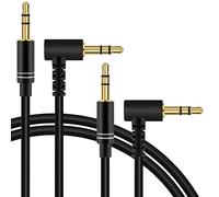 Linkidea Confezione da 2 cavi audio di ricambio compatibili con Skullcandy Hesh 3, Hesh 2, Hesh, Crusher Evo, Crusher ANC, Crusher Wireless, Grind, Venue, Mix Master, 3,5 mm TRS Aux Cord (1,5 m)