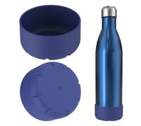 Linkidea Confezione da 2 custodie per Borraccia compatibili con Bottiglie a Forma di Cola da 25 oz Original,BJPKPK e Konokyo,in Silicone,per Il Fondo della Borraccia,paracolpi per Borraccia(Blu Navy)