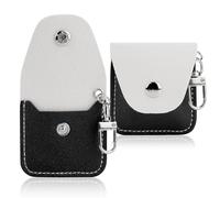 Linkidea Confezione da 2 custodie portatili per sigarette elettroniche, organizer per accessori anti-smarrimento, per testine di ricambio, compatibile con J-U-U-L, R-E-L-X, M-O-T-I (nero)