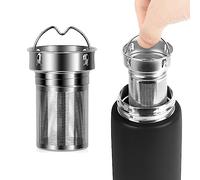 Linkidea - Confezione da 2 infusori per tè in foglie, compatibili con CamelBak Chute Mag, tappo per il trasporto da 20oz/25oz/32oz/40oz, filtro a rete in acciaio inox 304