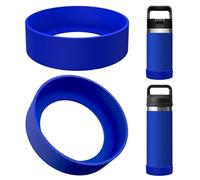 Linkidea - Confezione da 2 protezioni per borraccia compatibili con YETI Rambler Jr. Kids da 350 ml, Rambler Bottle da 350 ml/550 ml, Yonder da 560 ml(Blu profondo)