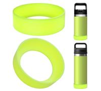 Linkidea - Confezione da 2 protezioni per borraccia compatibili con YETI Rambler Jr. Kids da 350 ml, Rambler Bottle da 350 ml/550 ml, Yonder da 560 ml(Verde chartreuse)