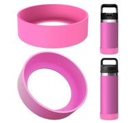 Linkidea - Confezione da 2 protezioni per borraccia compatibili con YETI Rambler Jr. Kids da 350 ml, Rambler Bottle da 350 ml/550 ml, Yonder da 560 ml(Rosa)
