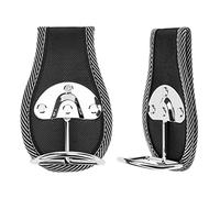 Linkidea Confezione da 2 supporti per cinture, martello in acciaio resistente, supporto per cintura per attrezzi con martello, ascia o chiave (nero)