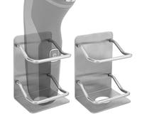 Linkidea Confezione da 2 supporti per rasoio elettrico da uomo, in acciaio inossidabile, per doccia, organizer per rasoio elettrico da bagno, compatibile con Braun Series 5, Philips Series 2400,