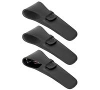 Linkidea - Confezione da 3 Custodie da Viaggio per Rasoio da Uomo, Porta-rasoio Portatile, Copertura Protettiva Compatibile con Gillette Fusion 5 ProGlide, Fusion 5 Power, Mach3, Harry's Razors (Nero)