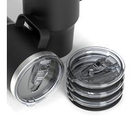 Linkidea Coperchio per bicchiere da 850,5 g, compatibile con YETI Rambler, D·S, BJPKPK, confezione da 4 coperchi di ricambio a prova di fuoriuscite per bocca della tazza da 9,4 cm