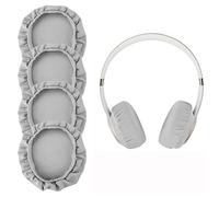 Linkidea Copriauricolari in tessuto elasticizzato per cuffie Beats Solo3, solo2, Solo HD, Mixr, EP, AKG Y500, Y50BT, Y45BT, Y45BT, protettori per auricolari sanitari elasticizzati e lavabili (grigio