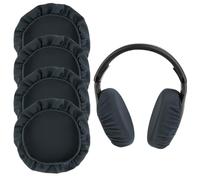 Linkidea Copriauricolari lavabili in tessuto per Sennheiser HD 490 Pro | Adatto per auricolari da 11 a 14 cm, compatibile con Audeze Maxwell e Turtle Beach Stealth 700, 2 paia incluse