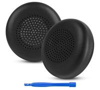 Linkidea Cuscinetti auricolari di ricambio per cuffie Logitech Zone Wireless, Zone 900, cuscinetti auricolari (pelle proteica/nero)