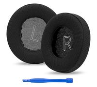 Linkidea Cuscinetti auricolari di ricambio per cuffie Microsoft Xbox Wireless, Xbox Stereo Wired 20th Anniversary Special Edition (tessuto a rete/nero)