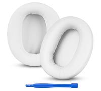 Linkidea Cuscinetti auricolari di ricambio per cuffie Sony WH-CH700N, WH-CH710N, WH-CH720N, cuscinetti auricolari per cuffie, colore bianco