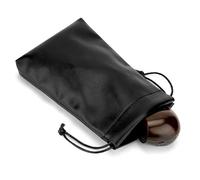 Linkidea Custodia in pelle per accessori da viaggio, per tabacco, idea regalo per fumatori (nero)