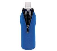 Linkidea Custodia monouso Borraccia Compatibile con Smartwater da 16,9/20 FL oz, Evian da 16,9 FL oz, Custodia Isolante in Neoprene con Cerniera bloccabile (1 Confezione/Blu)