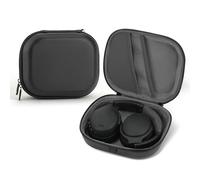 Linkidea Custodia per cuffie compatibile con Bose QC Ultra, Sennheiser PXC 550-II, Logitech H820e, custodia protettiva da viaggio di ricambio con cavo, custodia per caricabatterie (nero)