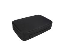 Linkidea Custodia per occhiali da sole extra large, 5 scomparti, borsa organizer per occhiali da sole oversize compatibile con Gucci GG0876S GG1020S GG0595S GG1241S GG1207SA GG1267SA, Nero , XXL