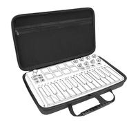 Linkidea Custodia rigida compatibile con Akai Professional MPK Mini MK3 - 25 tasti USB MIDI ultra portatile per batteria e tastiera controller custodia protettiva (grigio scuro)