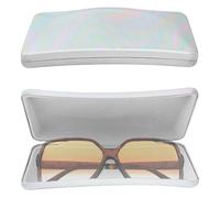 Linkidea Custodia rigida extra large per occhiali da sole, organizer per occhiali da sole oversize compatibile con TOM FORD FT0937 FT1044 Gucci GG0595S GG0875S GG0351S Rayban RB3717 (XXL/bianco