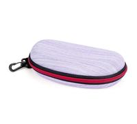 Linkidea Custodia rigida per occhiali da sole extra large, custodia per occhiali da sole oversize, organizer compatibile con Rayban RB3025 RB3712D RB3717 Gucci GG0595S GG0528S GG0900S (Viola)