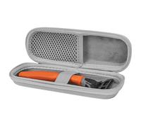 Linkidea Custodia rigida per rasoio di sicurezza generica in EVA, custodia per accessori da barba, borsa da viaggio per rasoio da uomo compatibile con Gillette Fusion 5 Power, Mach 3 (argento)