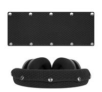 Linkidea Fascia protettiva compatibile con ATH-M50X, HyperX Cloud II, Turtle Beach Stealth 700 Gen 2, Razer Kraken 7.1 V2, Logitech G PRO, Beyerdynamic DT 990 PRO, Philips SHP9500 (nero)