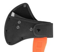 Linkidea Guaina in nylon per ascia da 10,2 cm, custodia protettiva per ascia a doppio scatto, custodia protettiva per strumenti di registrazione per lavoro all'aperto (nero)
