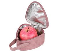 Linkidea Mini sacchetti per snack, riutilizzabili, isolati, per frutta, da viaggio, a prova di perdite, per picnic, lavoro, uso (rosa)