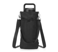 Linkidea Portaborraccia compatibile con YETI Rambler Bottle da 18oz/26oz, Owala FreeSip da 24oz, portaborraccia con tracolla, Nero