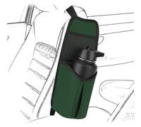 Linkidea - Portaborraccia laterale per seggiolino auto, compatibile con YETI Rambler Bottle da 26oz/36oz, portaborraccia laterale per seggiolino auto per bottiglie grandi, Verde