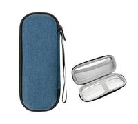 Linkidea Razor - Custodia da viaggio rigida, portatile, compatibile con Gillette Fusion5 Power & Mach3, custodia protettiva da viaggio per rasoio (blu navy)