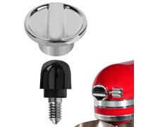 Linkidea Set di parti per miscelatore, tappo di fissaggio per mozzo in lega di zinco con vite di fissaggio di fissaggio, accessori per miscelatori compatibili con mixer KitchenAid con testa