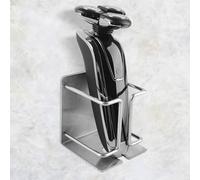Linkidea Supporto da Parete per Rasoio Elettrico, Gancio Autoadesivo in Acciaio Inossidabile(Senza Foratura),Organizer Salvaspazio per Bagno, Compatibile con Rasoio Philips Norelco Serie 2400(Argento)