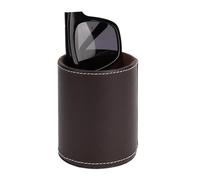 Linkidea Supporto da scrivania per occhiali da sole extra large, in pelle vegana, espositore per occhiali da sole, compatibile con Gucci GG1105S (Marrone)