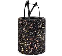 Linkidea Supporto da scrivania per occhiali, porta occhiali da lettura foderato in pelle vegana per comodino, porta occhiali compatibile con GIORGIO ARMANI AR5112J AR5095 AR5126T AR5118T (nero)