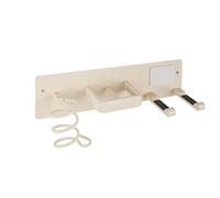 Linkidea Supporto per asciugacapelli da parete con gancio, organizer per strumenti da parrucchiere per bagno, compatibile con Dyson Supersonic Origin, Supersonic Neural (crema)