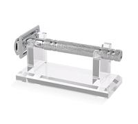 Linkidea Supporto per rasoio da uomo in acrilico da banco da bagno stabile organizer da bancone facile da pulire compatibile con Viking Blade Chief, MK-23C, Shaving