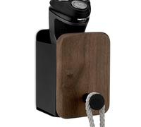 Linkidea Supporto per rasoio elettrico senza foratura, autoadesivo, da parete, compatibile con Philips Norelco serie 2-9, accessori per il bagno (nero)