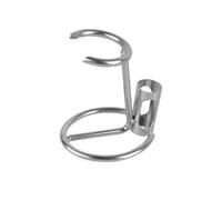 Linkidea Supporto per rasoio, in acciaio inox, per toelettatura, accessori da bagno e doccia, compatibile con Merkur 34HD, Vikings Blade (argento)
