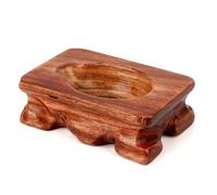 Linkidea Supporto portatile per pipa da tabacco, supporto per pipa da fumo, compatibile con la maggior parte delle pipe, supporto in legno per pipa da tabacco, espositore per pipa per una facile