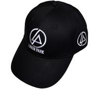 Linkin Park Berretto da baseball unisex adulto con logo concentrico, Nero , Taglia unica