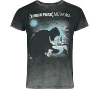 Linkin Park Drip Collage Uomo T-Shirt Grigio 100% Cotone Regular