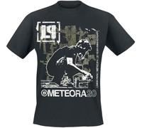 Linkin Park Drip Collage Uomo T-Shirt Nero XL 100% Cotone Regular