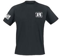 Linkin Park Flag Uomo T-Shirt Nero 100% Cotone Regular