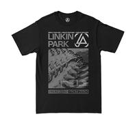 Linkin Park from Zero Official Merch Album Tour T-Shirt, Nero Slavato, L