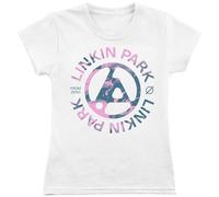 Linkin Park from Zero Spill Donna T-Shirt Bianco 100% Cotone Regular