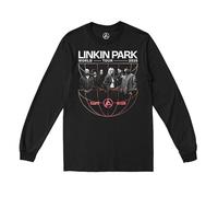 Linkin Park from Zero Ufficiale Merch Globe - Maglietta a Maniche Lunghe, Taglia L, Colore: Nero, Nero, L