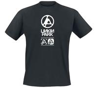Linkin Park from Zero Uomo T-Shirt Nero M 100% Cotone Regular
